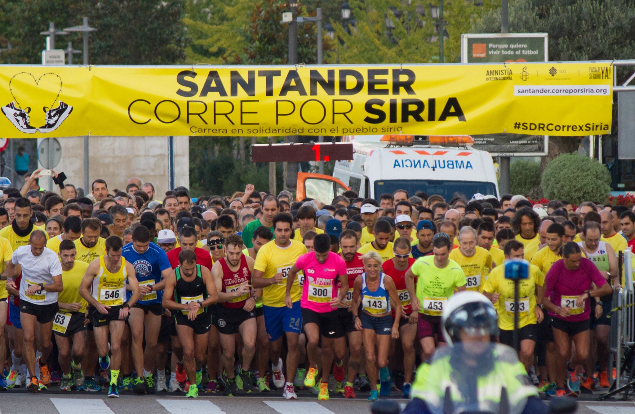 Santander corre por Siria (Fotografía: Amaia Carracedo Arana)