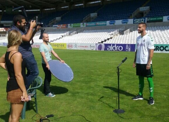 Grabación del spot del Racing por Alpe