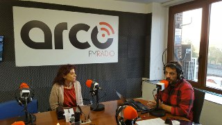 Rosana Alonso durante la entrevista