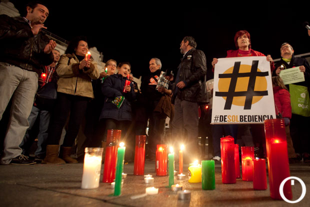 Protesta contra la pobreza energética