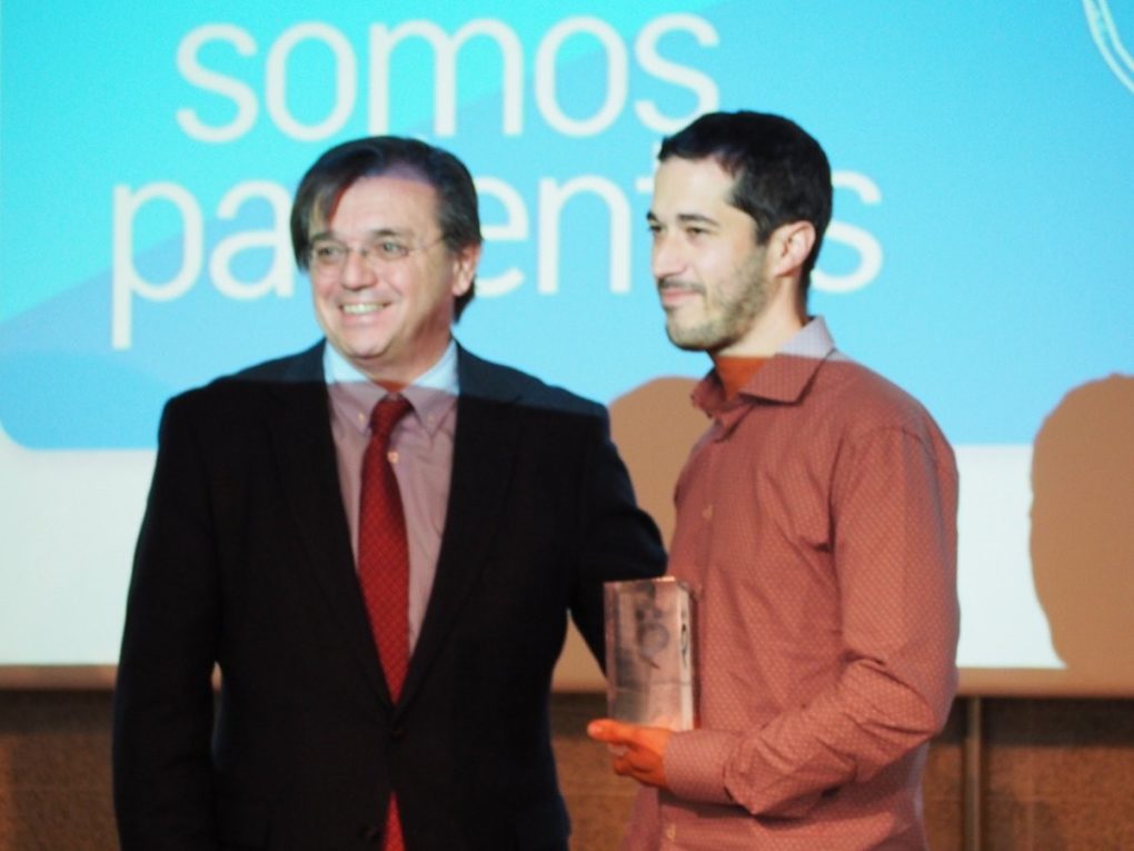 Diego Villalón recoge el premio