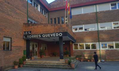 El Instituto Torres Quevedo, durante la jornada de huelga
