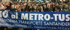 Protesta contra el Metrotus