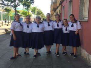 Las mujeres marineras de el Barrio Pesquero Foto: Carmen Soto