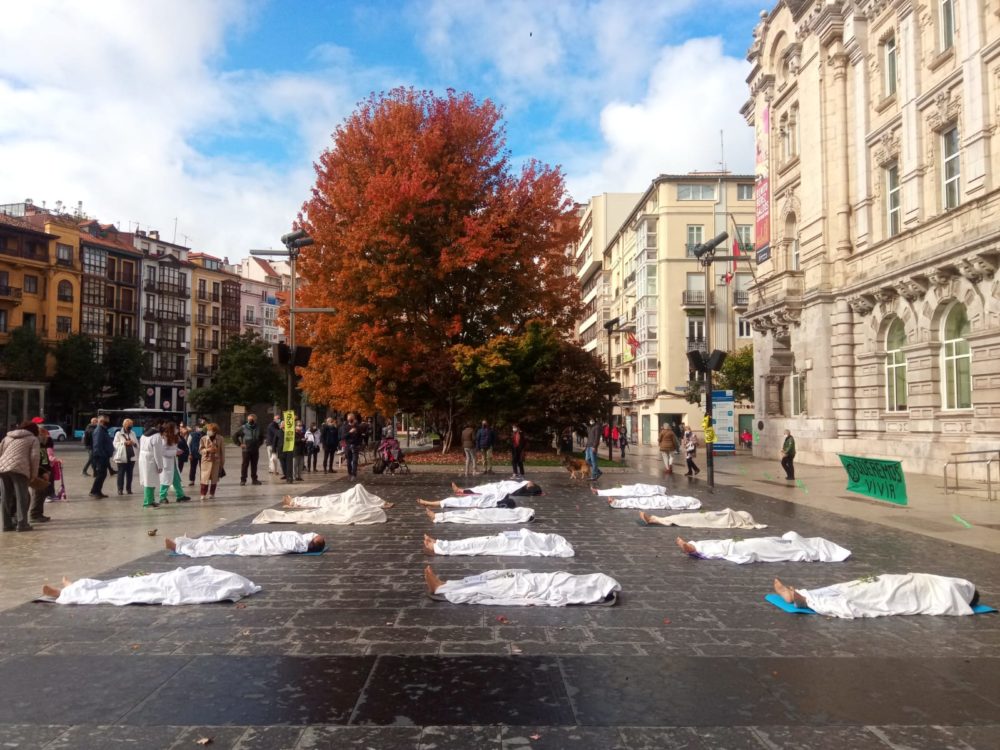 protesta a favor del medioambiente