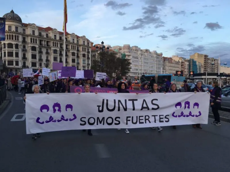 Manifestaci&oacute;n del 8 de marzo de 2023 en Santander