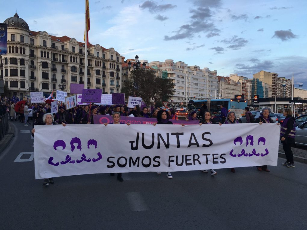 Manifestación del 8 de marzo de 2023 en Santander