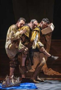 Tres náufragos buscando el Nuevo Mundo